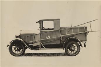 (TRUCKING & TRANSPORTORTATION) Album with 55 photographs associated with the C&P Telephone Company in Washington, D.C., showing a diver